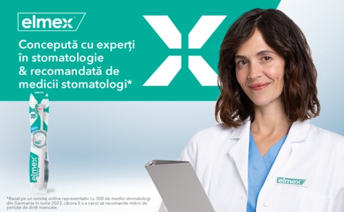 Periuță de dinți elmex Expert Precision Sensitive, cu perii moi